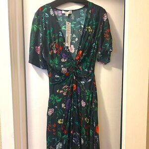 New! Amour Vert Joselle midi dress, Size S